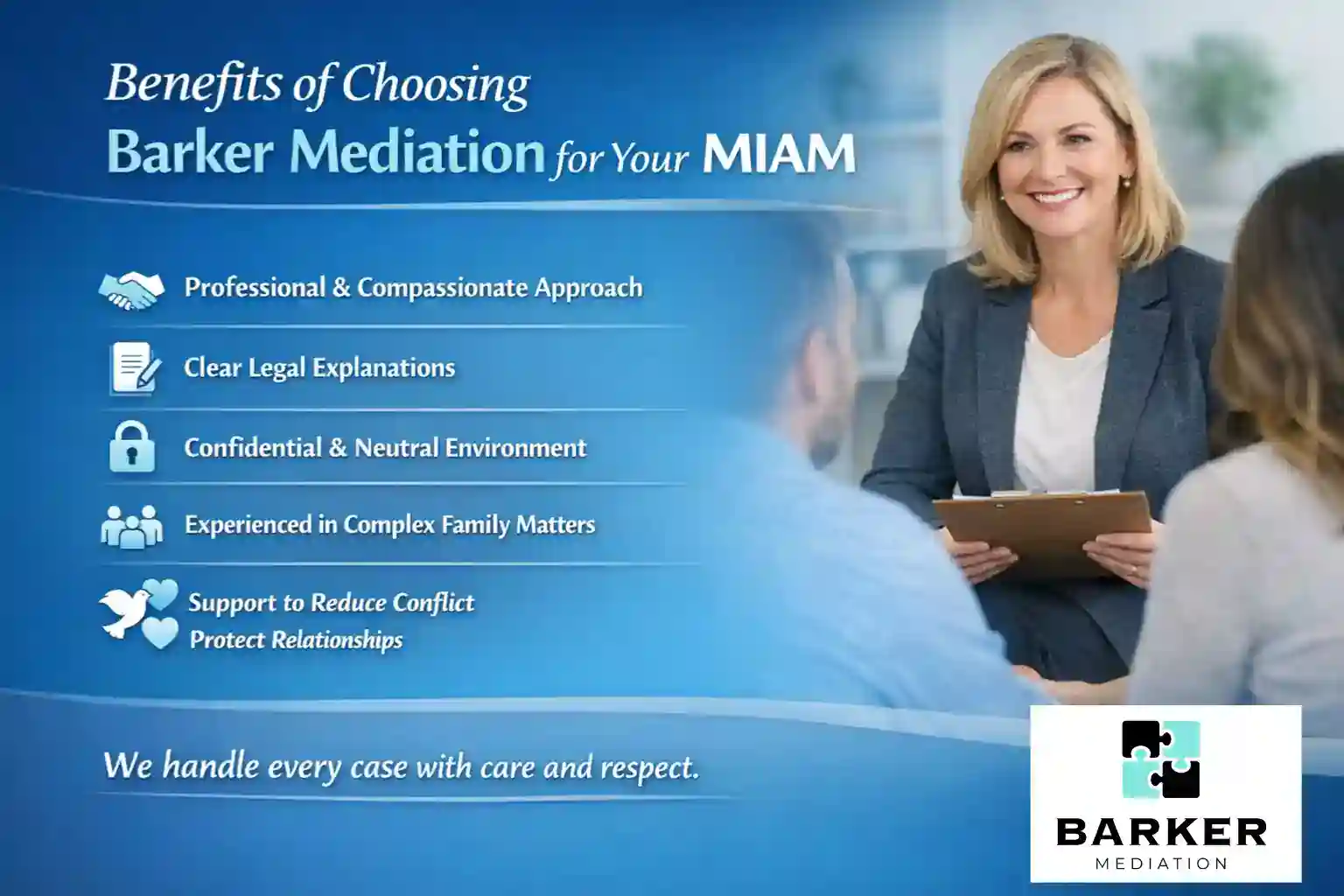 Benefits of Choosing Barker Mediation for Your MIAM Cumbria