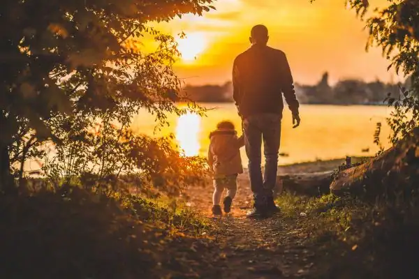image of dad and child - parental alienation Cumbria